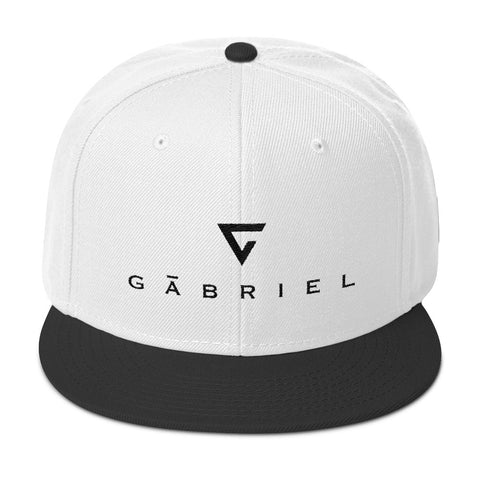 GABRIEL Snapback Hat - White & Black
