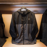 Black & Grey Windbreaker